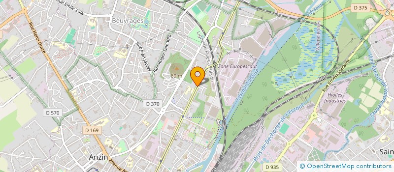 localisation de l'entreprise ROC  ANZIN