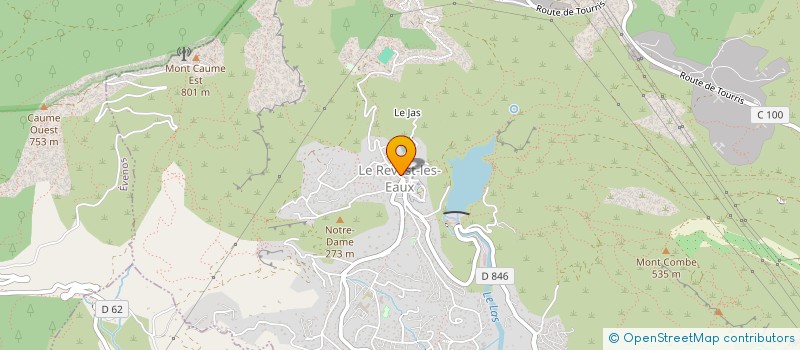 localisation de l'entreprise ROC AVENTURE  LE REVEST-LES-EAUX