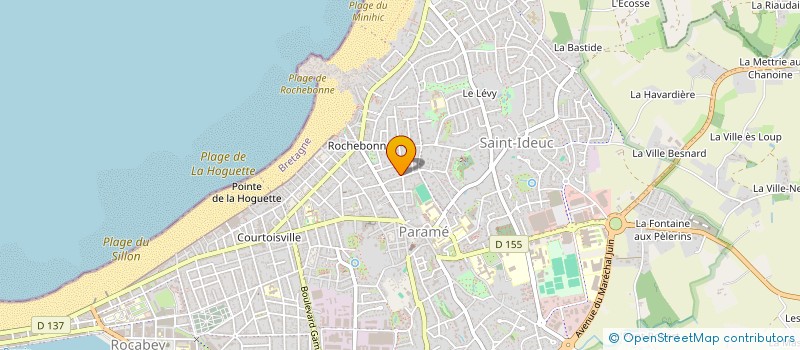 localisation de l'entreprise ROC AZUR  SAINT-MALO