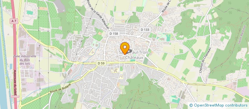 localisation de l'entreprise ROC COMMUNICATION à SAINT-PAUL-TROIS-CHATEAUX