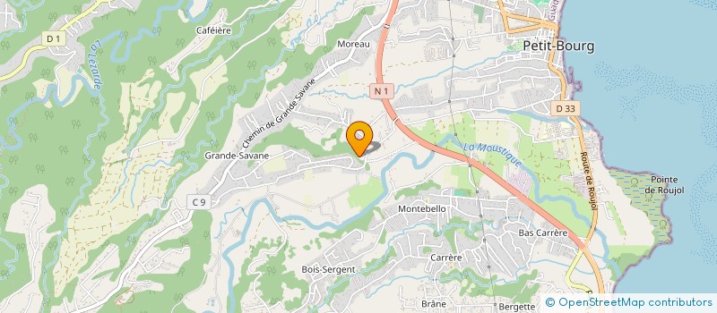 localisation de l'entreprise ROC COMMUNICATION à PETIT-BOURG