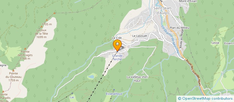 localisation de l'entreprise ROC D'ENFER à SAINT-JEAN-D'AULPS
