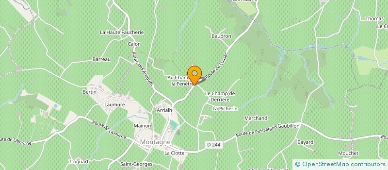 localisation de l'entreprise ROC DE BOISSAC  PUISSEGUIN