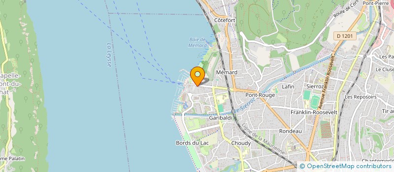 localisation de l'entreprise ROC DE CHERE  AIX-LES-BAINS