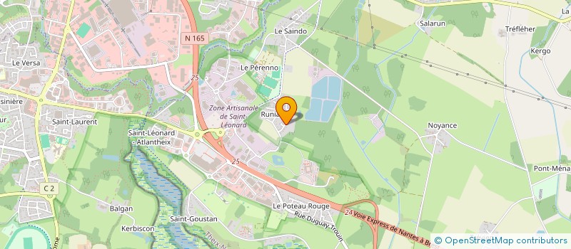 localisation de l'entreprise ROC EN BREIZH  THEIX-NOYALO