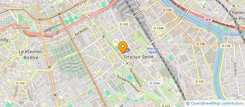 localisation de l'entreprise ROC EXPRESS à IVRY-SUR-SEINE