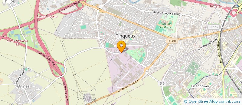 localisation de l'entreprise ROC FACADE à ORMES