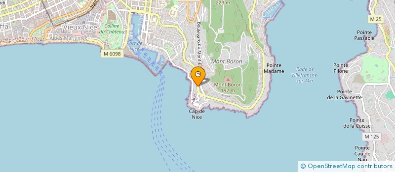localisation de l'entreprise ROC FLEURI à NICE