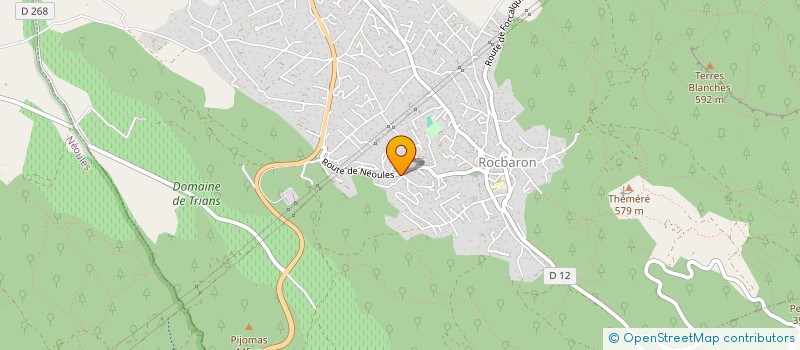 localisation de l'entreprise ROC'GYM  ROCBARON