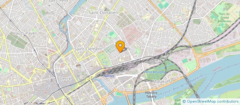 localisation de l'entreprise ROC'H AOD à NANTES