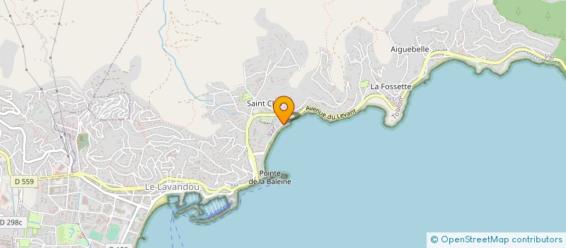 localisation de l'entreprise ROC HOTEL à LE LAVANDOU