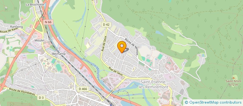 localisation de l'entreprise ROC'IDEE à SAINT-ETIENNE-LES-REMIREMONT