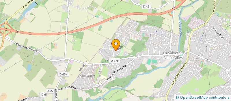 localisation de l'entreprise ROC'IMMOB  LA SALVETAT-SAINT-GILLES