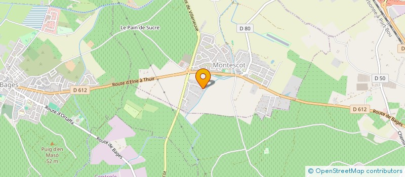 localisation de l'entreprise ROC INVEST  MONTESCOT