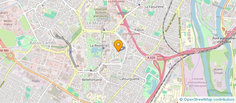 localisation de l'entreprise ROC LA NIGHT  TOULOUSE