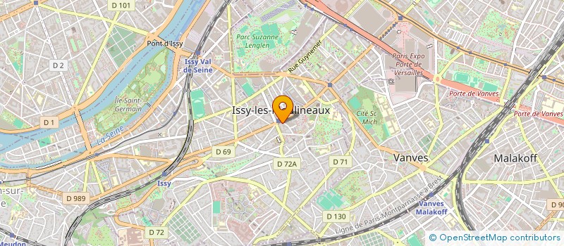 localisation de l'entreprise ROC MAIRIE ISSY à ISSY-LES-MOULINEAUX