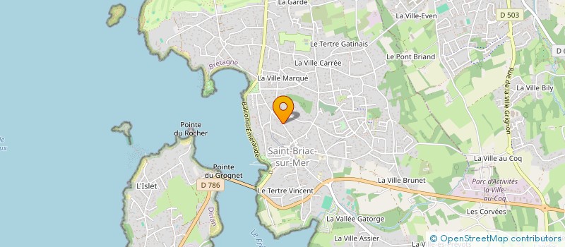 localisation de l'entreprise ROC MARIA  SAINT-BRIAC-SUR-MER