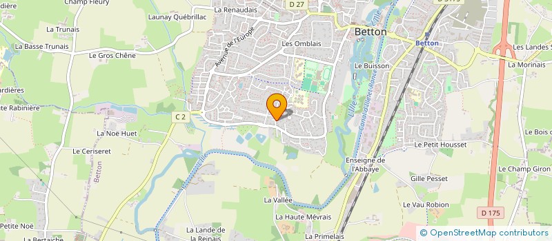 localisation de l'entreprise ROC'N HOME  BETTON