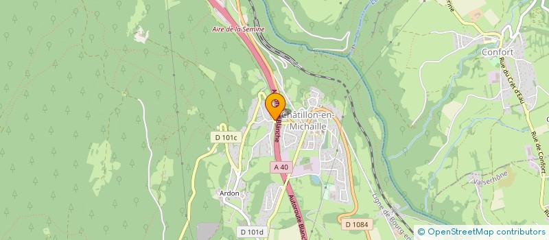 localisation de l'entreprise ROC-PARADIS à VALSERHONE