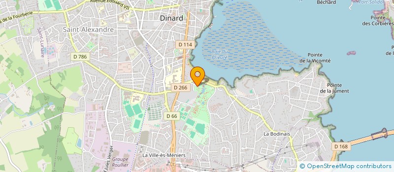 localisation de l'entreprise ROC PASTEUR  DINARD