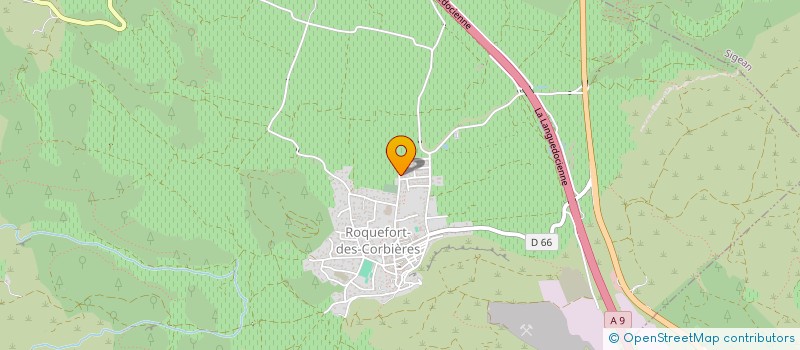 localisation de l'entreprise ROC'TOUCH RUGBY LOISIR  ROQUEFORT-DES-CORBIERES