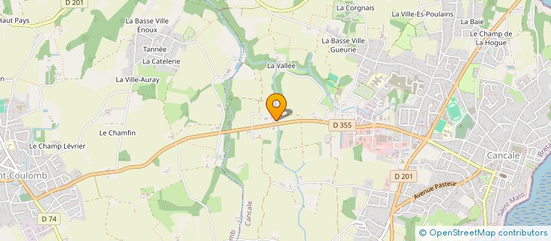 localisation de l'entreprise ROC'TP  CANCALE