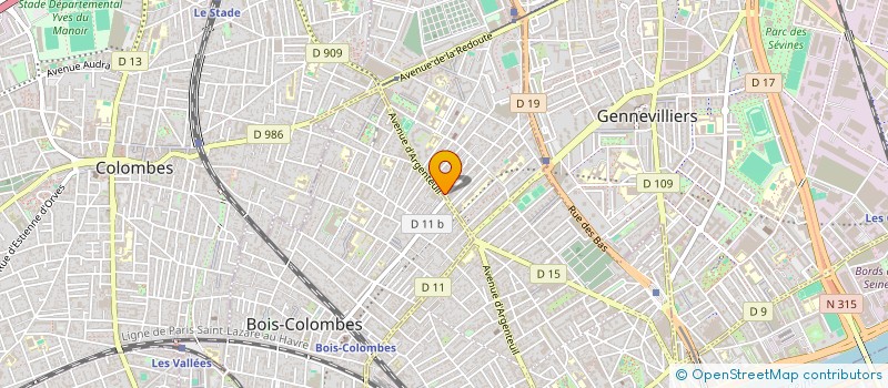 localisation de l'entreprise ROC'TROPIC SURGELES à ASNIERES-SUR-SEINE