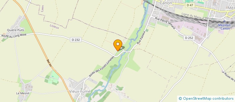 localisation de l'entreprise ROCA 33 DISTRIBUTION  MEZIDON VALLEE D'AUGE