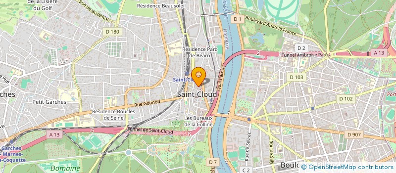 localisation de l'entreprise ROCA à SAINT CLOUD