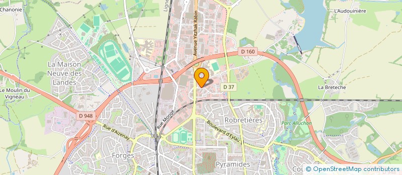 localisation de l'entreprise ROCA  LA ROCHE-SUR-YON