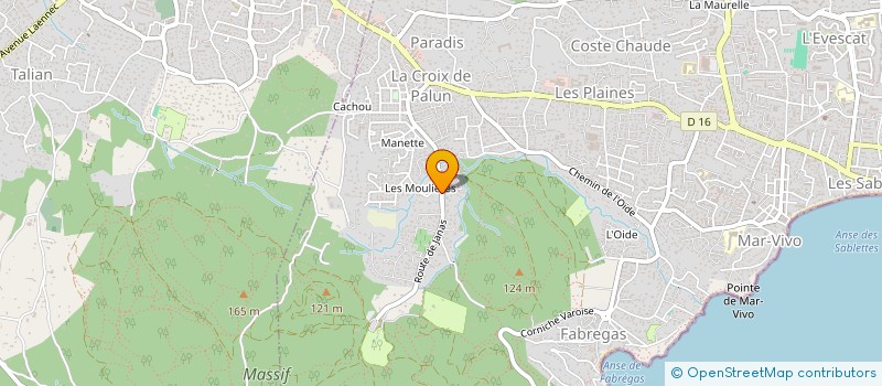 localisation de l'entreprise ROCA CERAM à LA SEYNE-SUR-MER