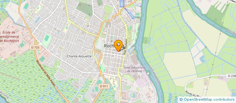 localisation de l'entreprise ROCA FORTIS IMMOBILIER  ROCHEFORT