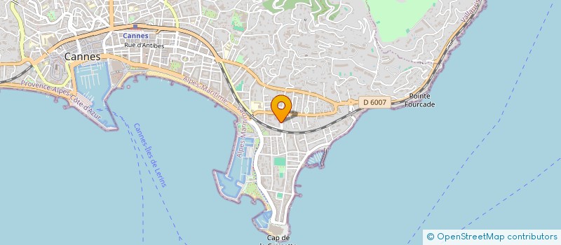 localisation de l'entreprise ROCA FORTIS SARL à CANNES