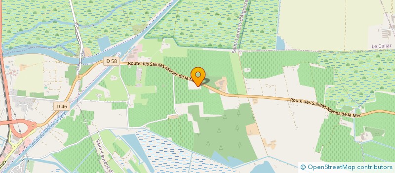 localisation de l'entreprise ROCA MAYA MANAGEMENT  SAINT-LAURENT-D'AIGOUZE