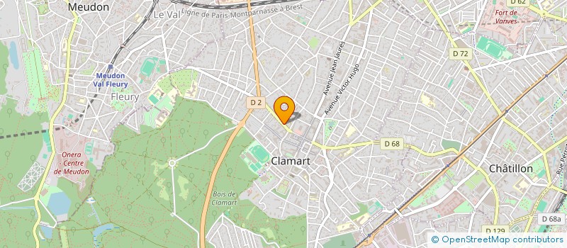 localisation de l'entreprise ROCA MOTOS SARL à CLAMART