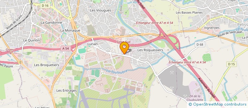 localisation de l'entreprise ROCA SOFT  SALON-DE-PROVENCE