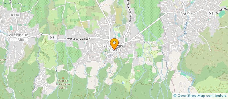 localisation de l'entreprise ROCA TEAM POMS  LAROQUE-DES-ALBERES