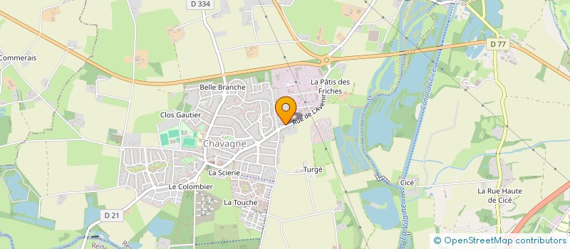 localisation de l'entreprise ROCABOY-RENIMEL  CHAVAGNE