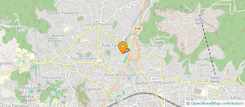 localisation de l'entreprise ROCADAIL  TOULON