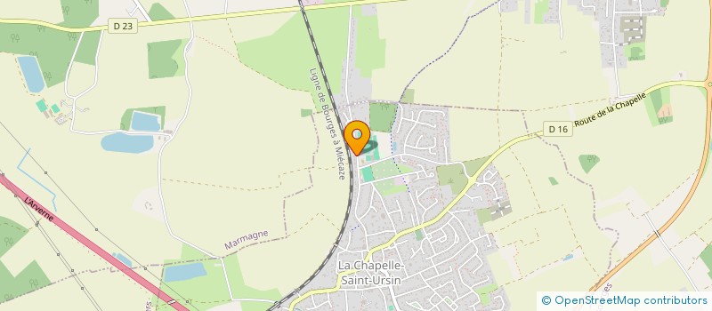 localisation de l'entreprise ROCADE EST  LA CHAPELLE-SAINT-URSIN