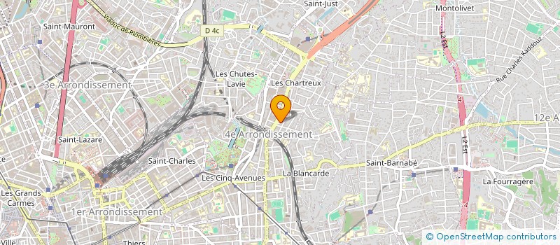 localisation de l'entreprise ROCADE MONTOLIVET à MARSEILLE