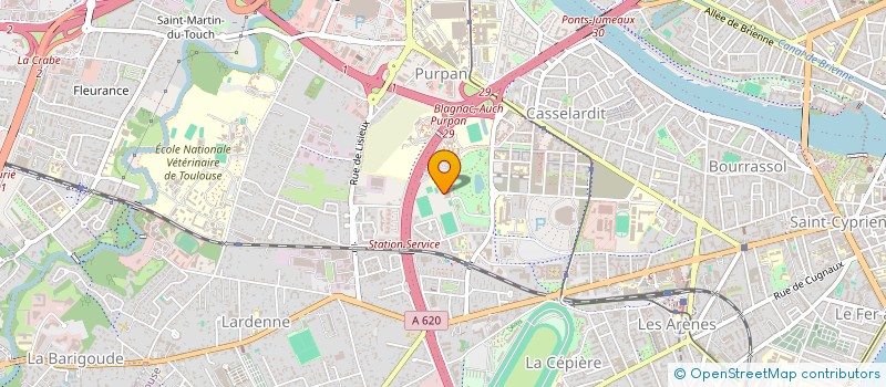 localisation de l'entreprise ROCADEOUEST à TOULOUSE