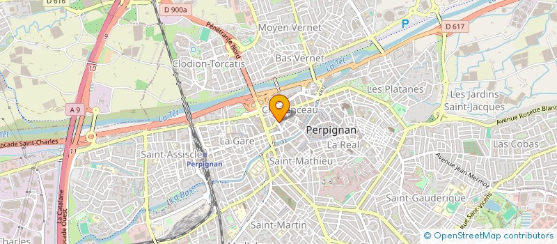 localisation de l'entreprise ROCADEST CARCASSONNE à PERPIGNAN
