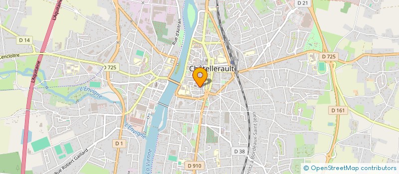 localisation de l'entreprise ROCAFLOR'S à CHATELLERAULT
