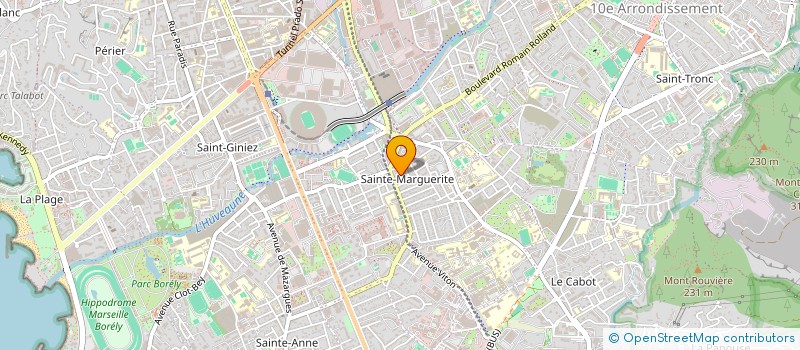 localisation de l'entreprise ROCAGEST  MARSEILLE 9EME