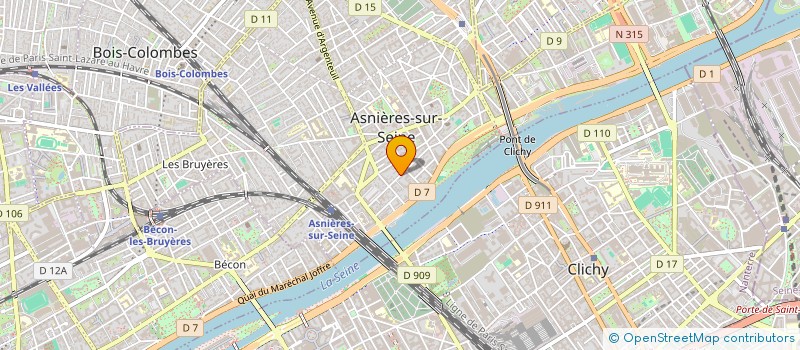 localisation de l'entreprise ROCALAMAUVE à ASNIERES-SUR-SEINE