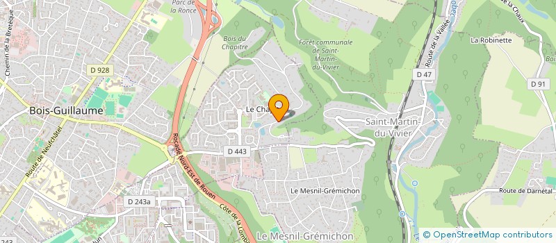 localisation de l'entreprise ROCALEX  BIHOREL