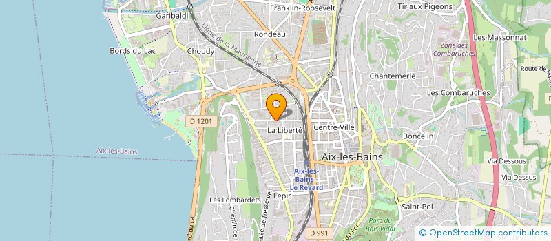 localisation de l'entreprise ROCALYS à AIX-LES-BAINS
