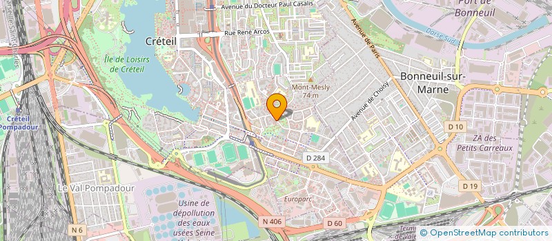 localisation de l'entreprise ROCAMADA à CRETEIL
