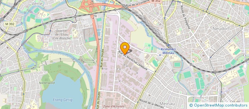 localisation de l'entreprise ROCAMARBRE à STRASBOURG